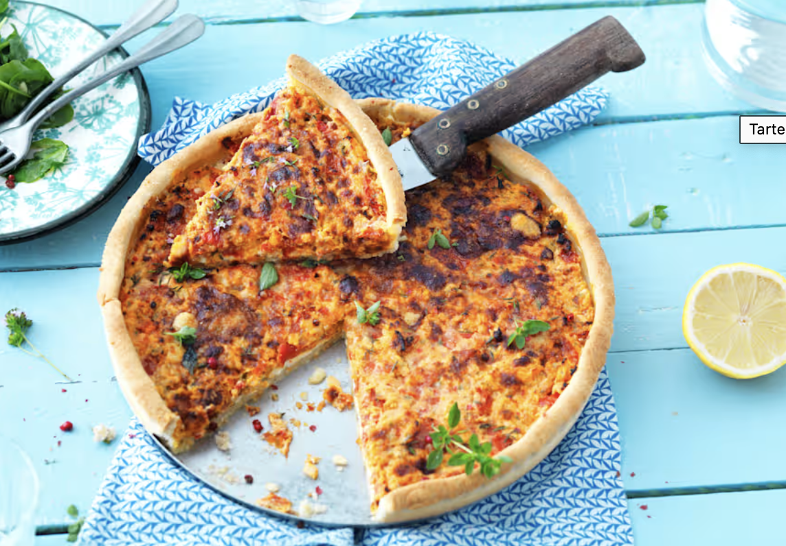 Tarte au thon et à la tomate